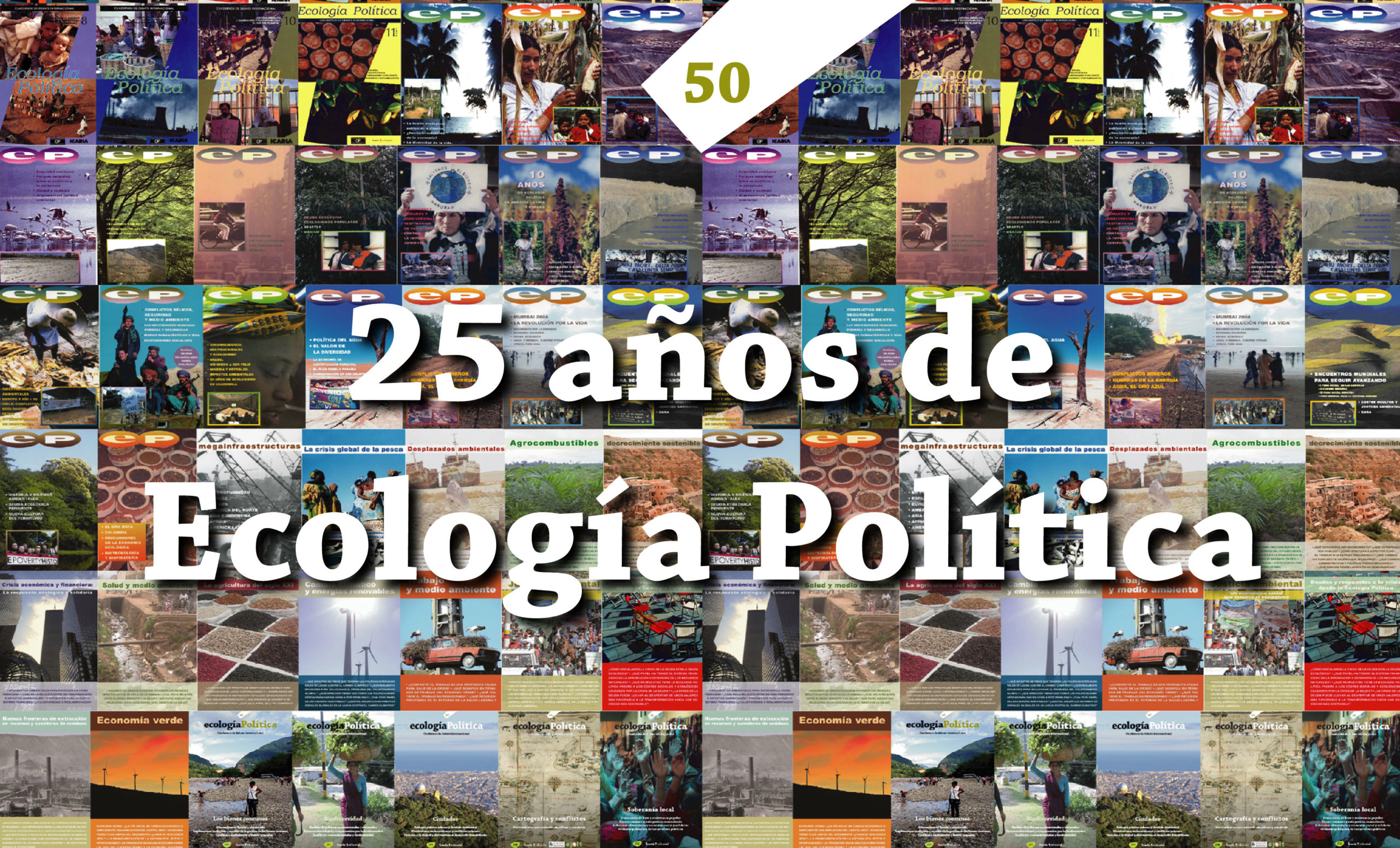 Os presentamos «25 años de Ecología Política» nuestro número #50