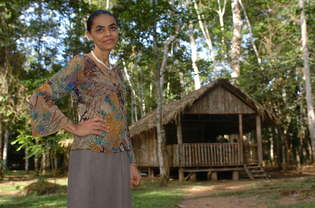 Marina Silva. Candidata verde a la presidencia de Brasil 2011