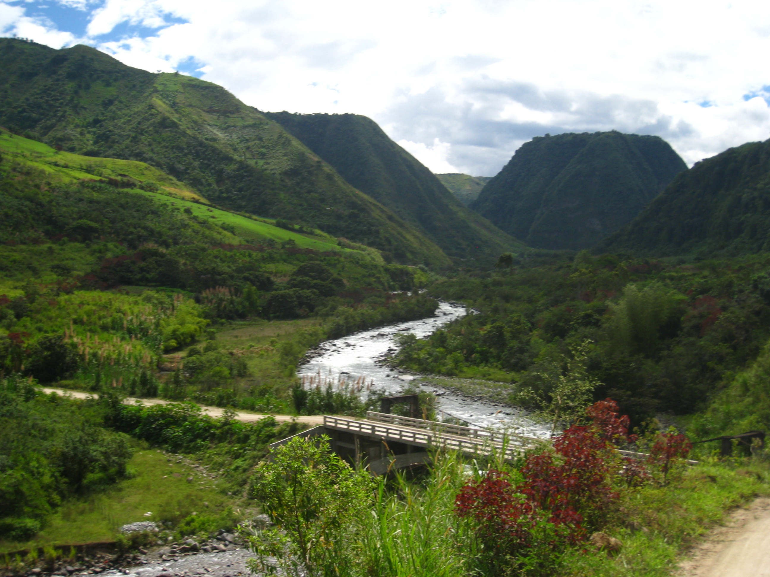 Vista del río Íntag. (Autora: Mariana Walter)