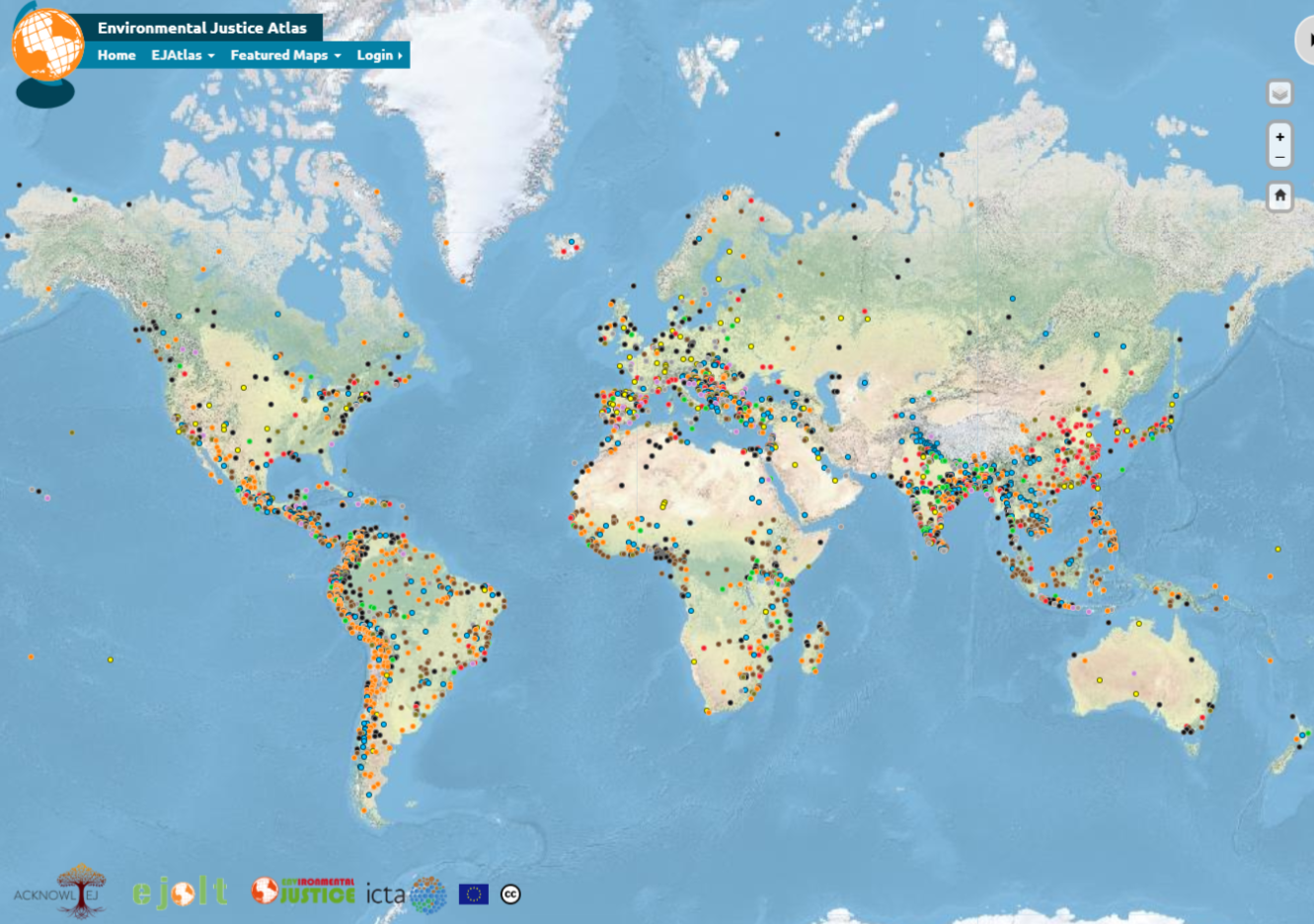 El movimiento global de justicia ambiental y el EJAtlas