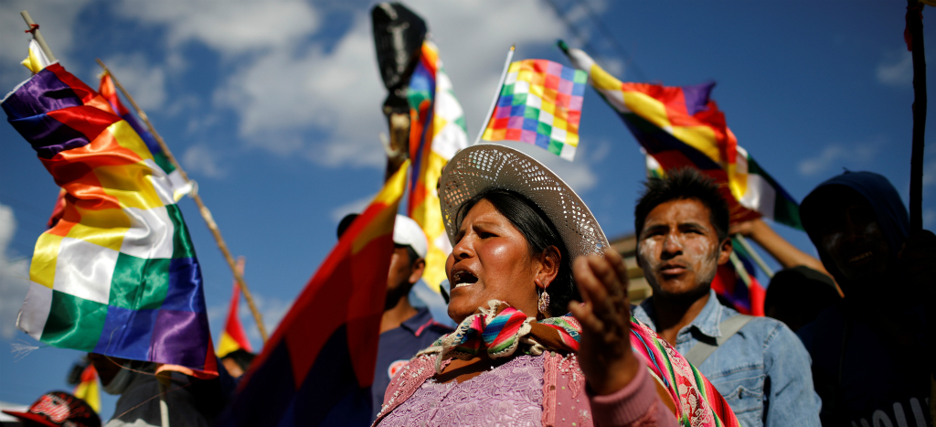 Desbordar la agenda de derechos. Somos trama de interdependencia renovada por mujeres en lucha. Bolivia